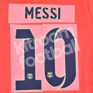 2014-15 Barcelona Away Name Number Set #10 MESSI Repro v1