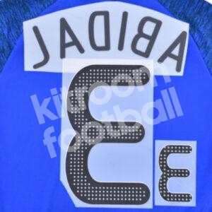 UEFA Euro 2008 France Home Name Number Set #3 ABIDAL Repro - Image 3