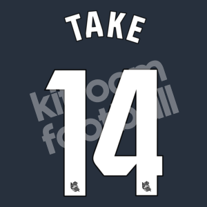 2023-25 Real Sociedad Away Name Number Set #14 KUBO Take Repro
