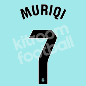 2023-24 Mallorca Third Name Number Set #7 MURIQI Repro