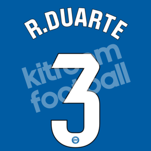 2023-24 Alaves Home Name Number Set #3 Roberto DUARTE Repro