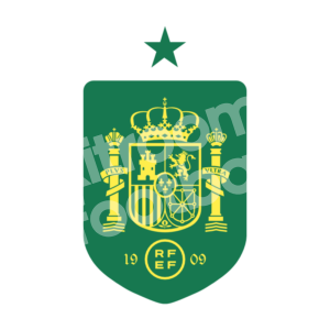 2024-25 Spain National Team Crest Patch Goalkeeper Green Repro