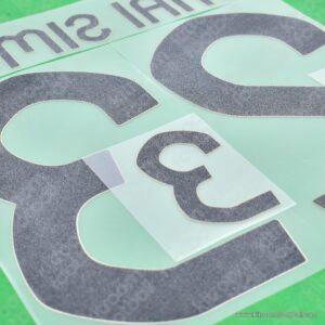 UEFA Euro 2024 Spain Goalkeeper Name Number Set #23 UNAI SIMON (Yellow) Repro - Image 3