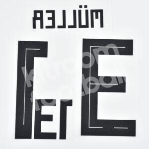 FIFA World Cup 2018 Germany Home Name Number Set #13 MULLER Repro - Image 3