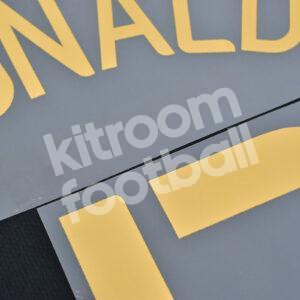 2006 Portugal FIFA World Cup Home & Away Name Set #17 Cristiano RONALDO v2 (Repro) - Image 4