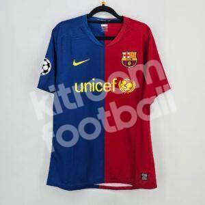 2008-09 Barcelona Home Shirt Champions League #6 XAVI Match Issue Not Worn - Image 3