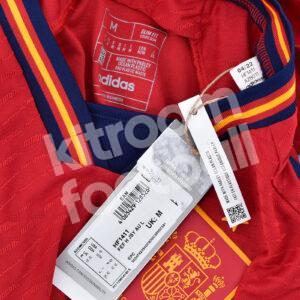 2022-23 Spain Home Shirt Player Issue Heat Ready Long Sleeves (Size M) - Image 4