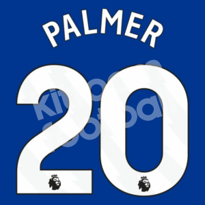 2023-25 Chelsea Home Name Number Set #20 PALMER Premier League Kids Repro