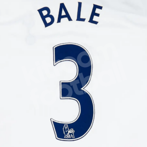 2008-12 Tottenham Hotspur Home Name Number Set #3 Gareth BALE Repro Flock