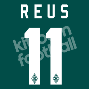 2009-11 Borussia Mönchengladbach Away Name Number Set #11 REUS Repro