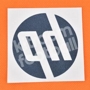 Original Player Issue 2024-25 Real Madrid Away HP Navy Blue Pearl Sponsor Patch - Image 1