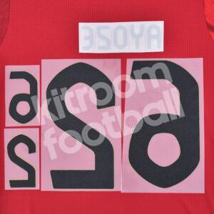 UEFA Euro 2024 Spain Home Name Number Set #26 AYOZE Repro - Image 3