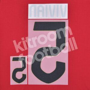 UEFA Euro 2024 Spain Home Name Number Set #5 VIVIAN Repro - Image 3