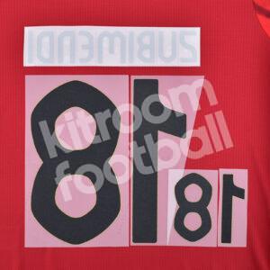 UEFA Euro 2024 Spain Home Name Number Set #18 ZUBIMENDI Repro - Image 3