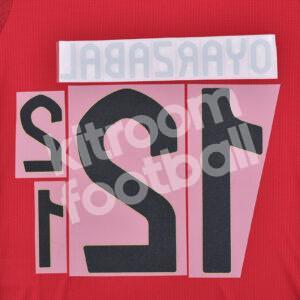 UEFA Euro 2024 Spain Home Name Number Set #21 OYARZABAL Repro - Image 3