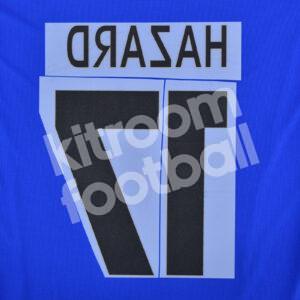 2012-13 Chelsea Home Name Number Set #17 HAZARD Champions Repro - Image 3