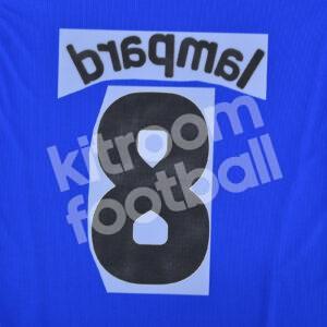 2008-09 Chelsea Home Name Number Set #8 LAMPARD Champions Repro - Image 3