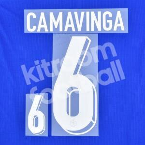UEFA Euro 2024 France Home Name Number Set #6 CAMAVINGA Repro