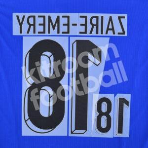 UEFA Euro 2024 France Home Name Number Set #18 ZAIRE-EMERY Repro - Image 3