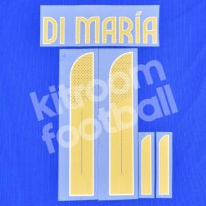 Copa America 2024 Argentina Away Name Number Set #11 DI MARIA Repro
