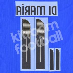 Copa America 2024 Argentina Away Name Number Set #11 DI MARIA Repro - Image 3