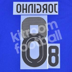 UEFA Euro 2024 Italy Home Name Number Set #8 JORGINHO Repro - Image 3