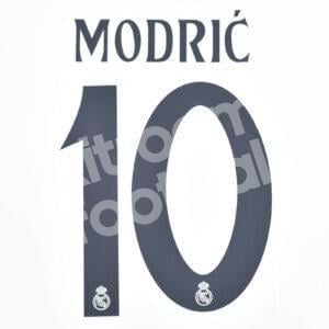 2024-25 Real Madrid Home Name Number Set #10 MODRIC Champions Repro
