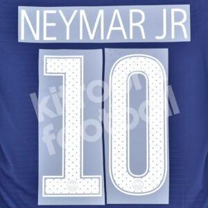 2017-18 PSG Paris Home Name Number Set #10 NEYMAR JR Champion Repro