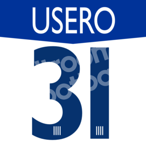 2005-06 Malaga CF Home Name Number Set #31 USERO Repro