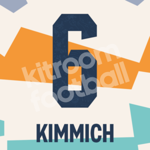 2022-23 Bayern Munich Fourth Name Number Set #6 KIMMICH Repro - Image 1