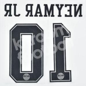 2018-19 PSG UEFA Champions League Away Name Set #10 NEYMAR JR (Repro) - Image 3