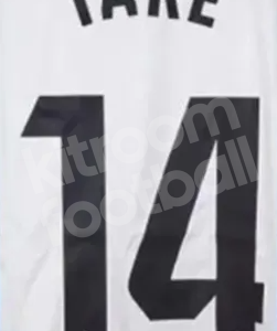 2024-25 Real Sociedad Home Name Number Set #14 TAKE Kubo Repro