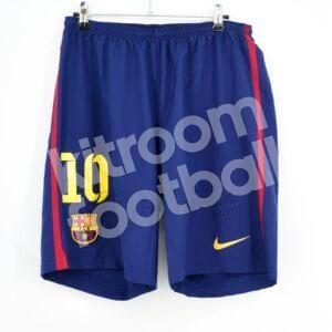 2014-15 Barcelona Player Issue Home Shorts #10 MESSI Nike (Size Large)