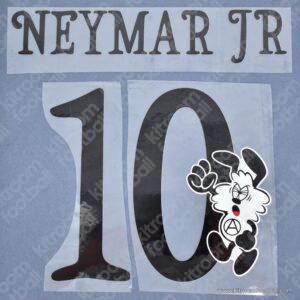 2022-23 PSG Paris Saint Germain Special Name Set #10 NEYMAR JR Verdy REPRO - Image 1