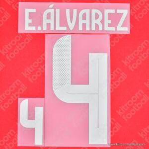 Copa America 2024 Mexico Home Name Number Set #4 Edson ALVAREZ Repro