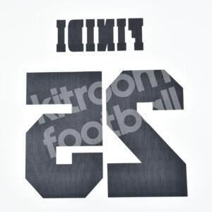 1996-97 Betis Home Name Number Set #25 FINIDI Repro - Image 3