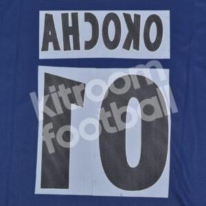 2001-02 PSG Paris Home Name Number Set #10 Jay-Jay OKOCHA Ligue 1 Repro - Image 3