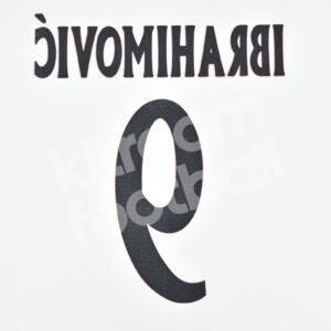2004-05 Ajax Amsterdam Home Name Number Set #9 IBRAHIMOVIC Repro - Image 3