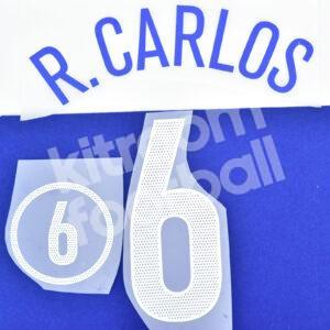 2004-06 Brazil Away Name Number Set #6 Roberto CARLOS Repro