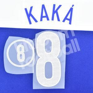 2004-06 Brazil Away Name Number Set #8 KAKA Repro