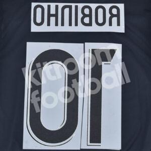 2006-07 Real Madrid Away Name Number Set 10 ROBINHO Repro - Image 3