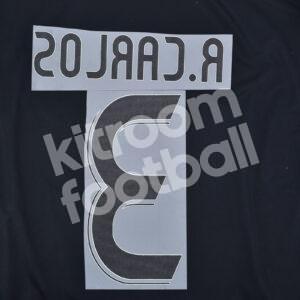 2006-07 Real Madrid Away Name Number Set #3 Roberto CARLOS Repro - Image 3