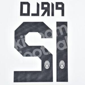 2010-12 Juventus Away Name Number Set #21 PIRLO Repro - Image 3