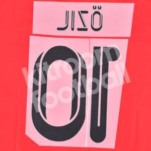 2011-12 Real Madrid Third Name Number Set #10 OZIL Repro - Image 3