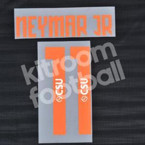2012-13 Santos Away Name Number Set #11 NEYMAR JR Repro
