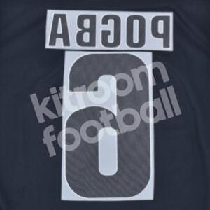 2012-14 Juventus White Name Number Set #6 POGBA Repro - Image 3