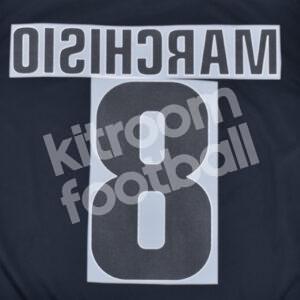 2012-14 Juventus White Name Number Set #8 MARCHISIO Repro - Image 3