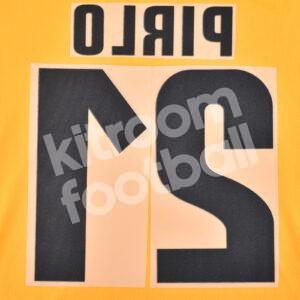 2013-14 Juventus Away Name Number Set #21 PIRLO Repro - Image 3