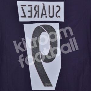 2016-17 Barcelona Away Name Number Set #9 SUAREZ Repro - Image 3