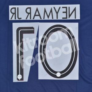 2020-21 PSG Paris Home Name Number Set #10 NEYMAR JR Champions Repro - Image 3